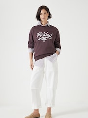 Hush Brown Pickled Graphic 100% Cotton Sweatshirt - Image 3 of 6