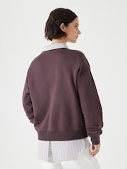 Hush Brown Pickled Graphic 100% Cotton Sweatshirt - Image 4 of 6