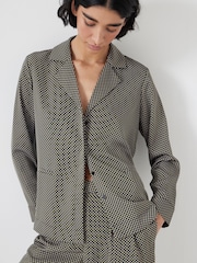 Hush Green Cuban Collar Long Sleeve Shirt - Image 1 of 5