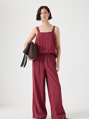 Hush Red Square Neckline Tank Top - Image 2 of 5