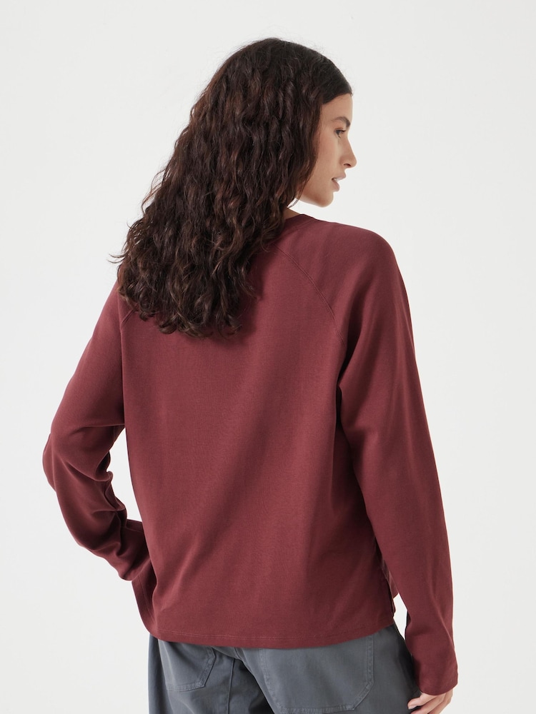 Morado claro - Hush Matilda 100% Cotton Raglan T-Shirt - Imagen 2 de 6