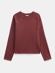 Morado claro - Hush Matilda 100% Cotton Raglan T-Shirt - Imagen 6 de 6