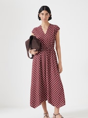 Hush Red Klara Relaxed Maxi Dress - Image 1 of 5