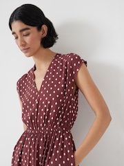 Hush Red Klara Relaxed Maxi Dress - Image 2 of 5