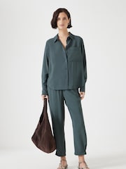 Hush Green Long Sleeve Relaxed Shirt - Image 2 of 6