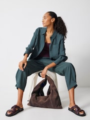 Hush Green Long Sleeve Relaxed Shirt - Image 5 of 6