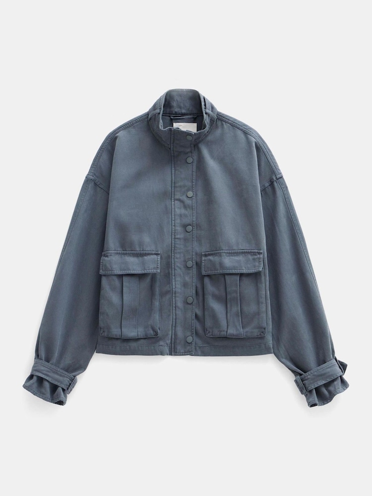 Hush Grey Melinda Utility Jacket - Image 6 of 6