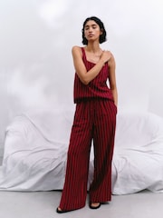 Hush Red Petunia Printed Trousers - Image 1 of 6