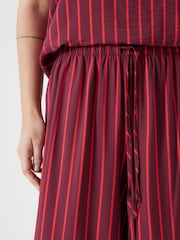 Hush Red Petunia Printed Trousers - Image 4 of 6