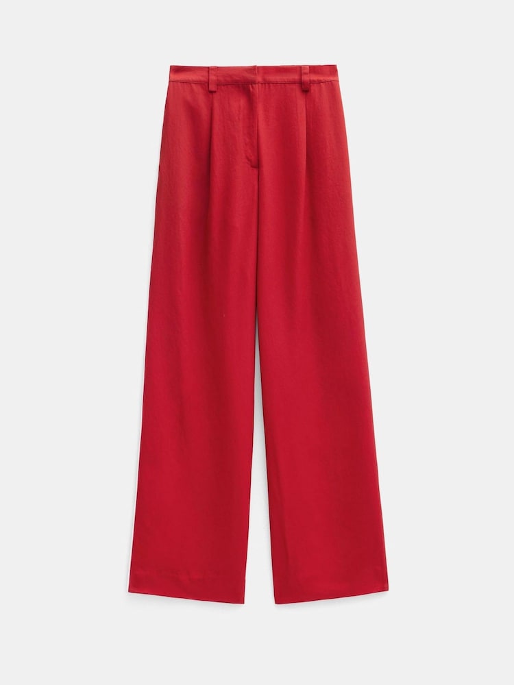 Rojo - Hush Piping Detail Wide Leg Trousers - Imagen 5 de 5 Rojo - Hush Piping Detail Wide Leg Trousers - Imagen 5 de 5