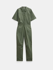 Hush Green Paper 100% Cotton Jumpsuit - Image 2 of 5