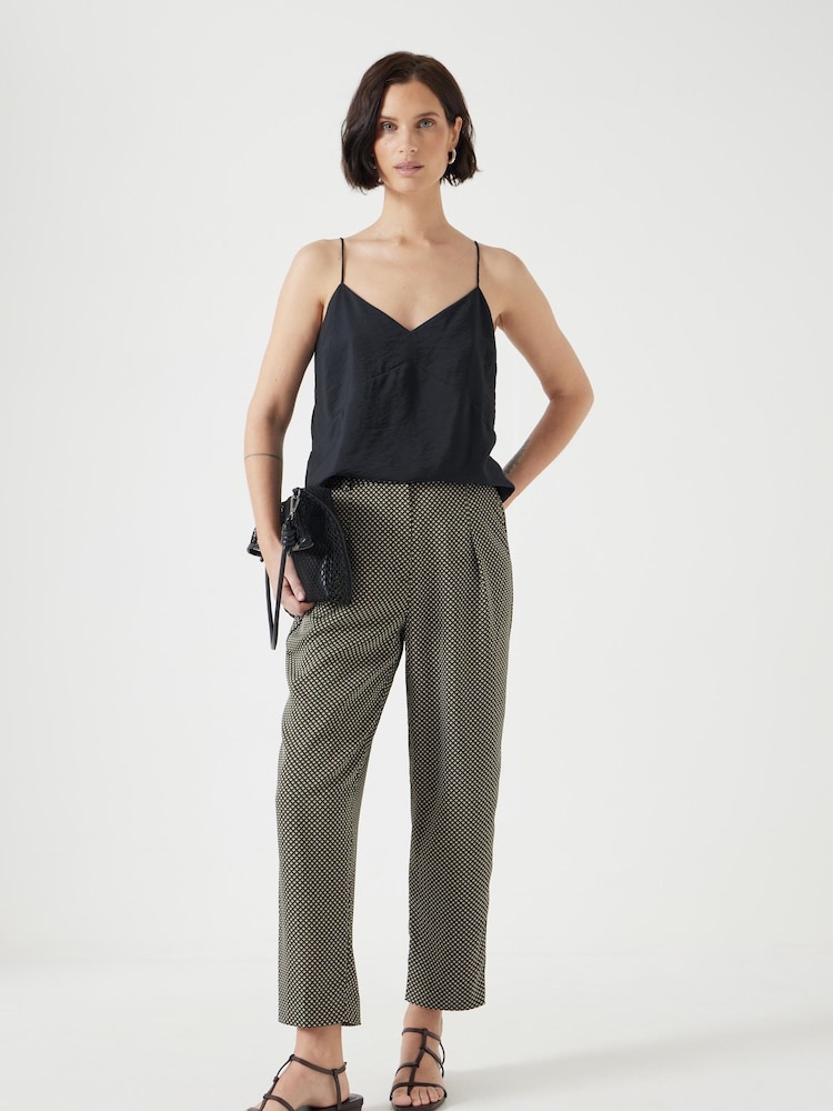 Черный - Hush Thin Strap V-Neck Camisole - Image 2 of 5