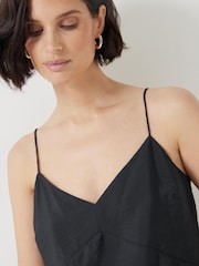 Черный - Hush Thin Strap V-Neck Camisole - Image 4 of 5