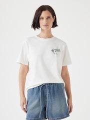 Hush Cream Pickled Graphic 100% Cotton T-Shirt - Image 2 of 6