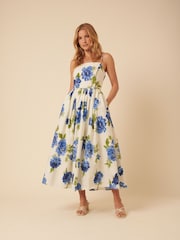 Nobodys Child White Alettie Blooms Madeline Midaxi Dress - Image 1 of 5