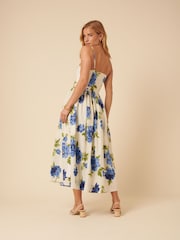 Nobodys Child White Alettie Blooms Madeline Midaxi Dress - Image 2 of 5