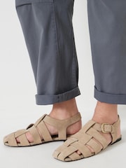Hush Natural Leather Caged Fisherman Sandals - Image 1 of 5