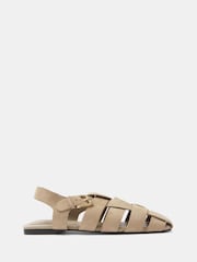 Hush Natural Leather Caged Fisherman Sandals - Image 2 of 5