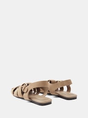 Hush Natural Leather Caged Fisherman Sandals - Image 3 of 5