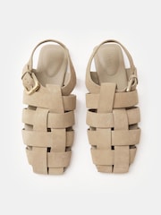 Hush Natural Leather Caged Fisherman Sandals - Image 4 of 5