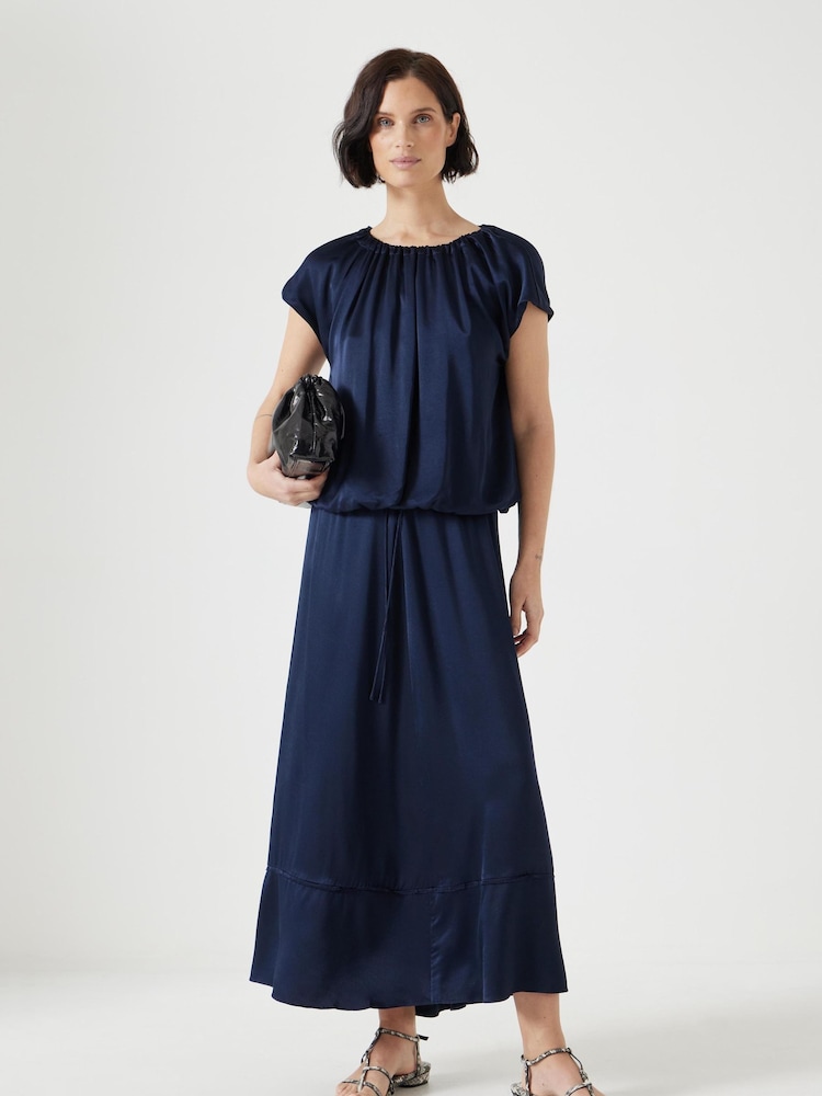 Hush Blue Satin Circular Top - Image 2 of 5