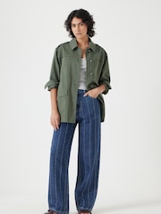 Hush Blue Rhinestone Stripe Jeans - Image 4 of 6