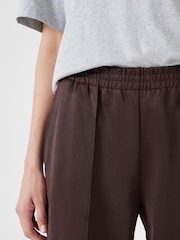 Hush Brown Harrison Pintuck Joggers - Image 4 of 5