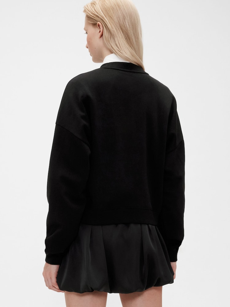 GapStudio Black Vintage Soft Wedge Sweatshirt - Image 2 of 5