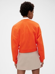 GapStudio Orange Vintage Soft Wedge Sweatshirt - Image 2 of 7
