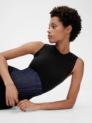 GapStudio Dark Wash Blue Denim Corset Belt - Image 5 of 6