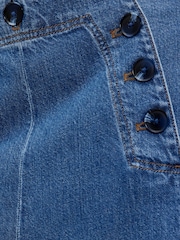 GapStudio Blue Sky High Denim Sailor Jeans - Image 7 of 7