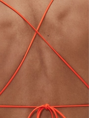 GapStudio Orange Satin Slip Maxi Dress - Image 5 of 7