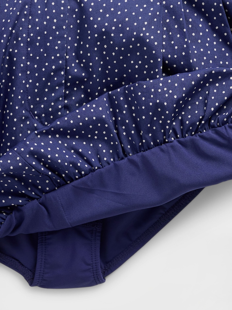 GapStudio Blue Dot Bubble Mini Skort - Image 6 of 6