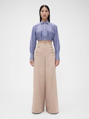 GapStudio Beige Sky High Sailor Trousers - Image 1 of 6