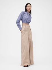 GapStudio Beige Sky High Sailor Trousers - Image 3 of 6