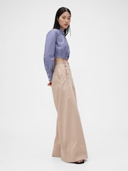 GapStudio Beige Sky High Sailor Trousers - Image 4 of 6