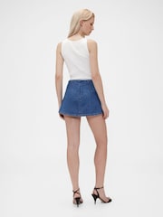 GapStudio Blue Denim Sailor Skort - Image 2 of 6