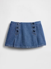 GapStudio Blue Denim Sailor Skort - Image 4 of 6