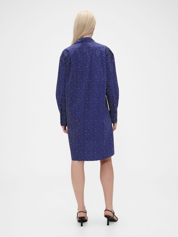GapStudio Blue Dot Poplin Big Shirt - Image 2 of 6