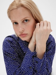 GapStudio Blue Dot Poplin Big Shirt - Image 4 of 6