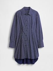 GapStudio Blue Dot Poplin Big Shirt - Image 6 of 6