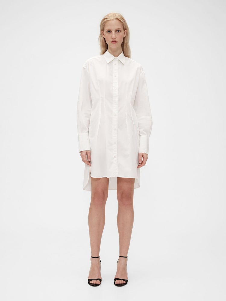 GapStudio White Poplin Big Shirt - Image 1 of 6