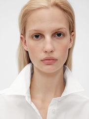 GapStudio White Poplin Big Shirt - Image 5 of 6