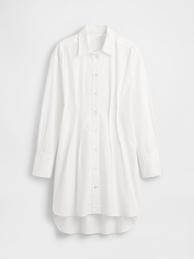 GapStudio White Poplin Big Shirt - Image 6 of 6