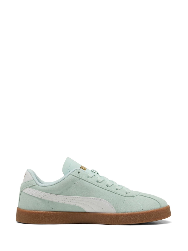 Puma Light Blue Club II Suede Sneakers - Image 1 of 6