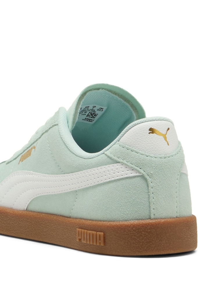 Puma Light Blue Club II Suede Sneakers - Image 6 of 6