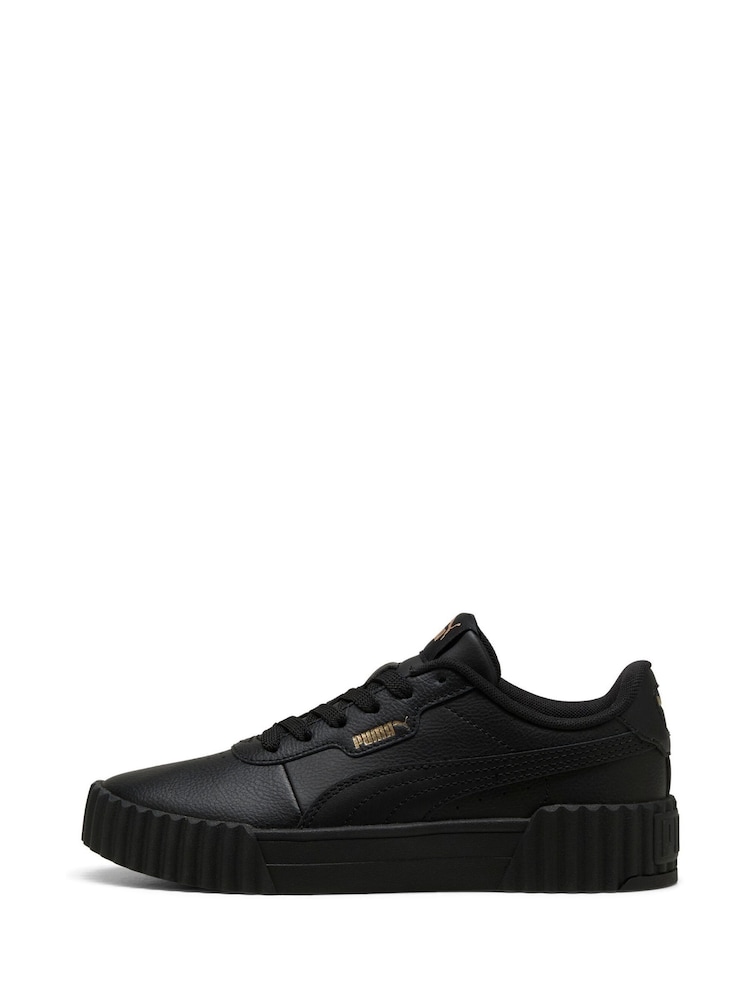 Puma Black Kids Youth Carina 3.0 Sneakers - Image 2 of 6