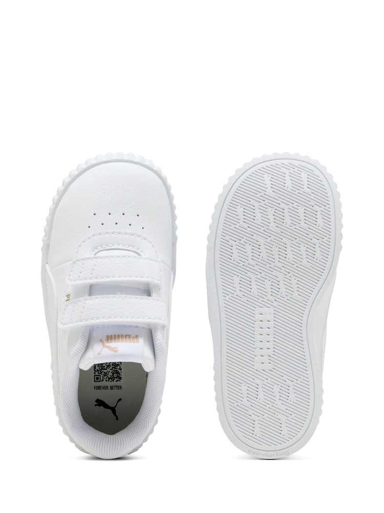 Wit - Puma Toddlers Carina 3.0 Sneakers - Image 4 of 6