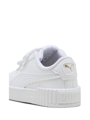Puma White Toddlers Carina 3.0 Sneakers - Image 6 of 6