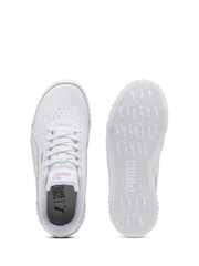 Puma White Kids Youth Carina 3.0 Sneakers - Image 4 of 6